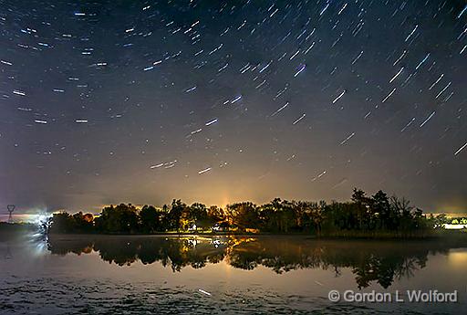 Rideau Canal At Night_46085-8.jpg - Photographed along the Rideau Canal Waterway at Smiths Falls, Ontario, Canada.
